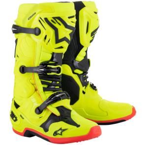 Bota Alpinestars Tech 10 Amarelo Flúor