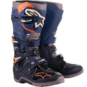 Bota Alpinestars Tech 7 Enduro Drystar Azul Escuro/Cinza