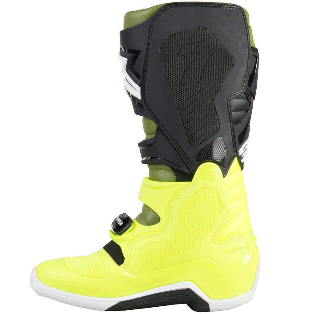 Bota Alpinestars Tech 7 - Amarelo/Verde/Preto