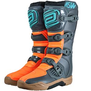 Bota ASW Image Enduro Cinza/Laranja