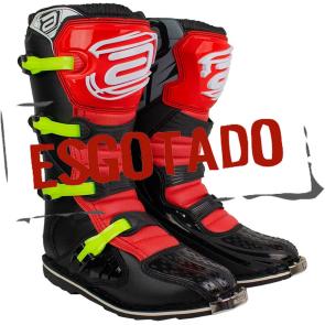 Bota ASW Vermelho/Flúor