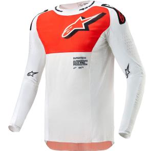 Camisa Alpinestars Supertech Ward 2024 Branco/Laranja