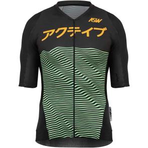 Camisa ASW Active 2.0 Tokyo Preto/Verde