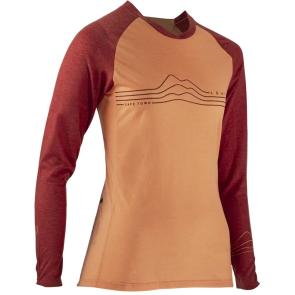 Camisa Manga Longa Feminina Leatt MTB All-Mtn 3.0 Laranja