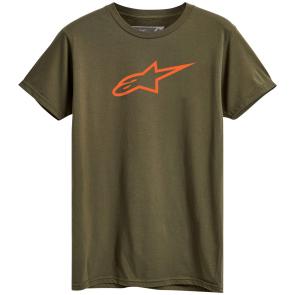 Camiseta Alpinestars Ageless Classic Verde/Laranja