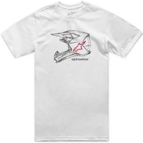 Camiseta Alpinestars MX Helmet Branco