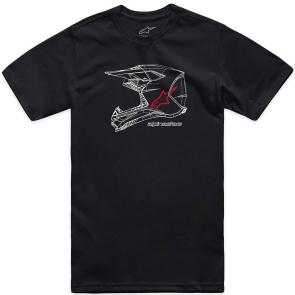 Camiseta Alpinestars MX Helmet Preto