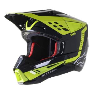 Capacete Alpinestars SM5 Beam Preto/Amarelo