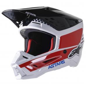 Capacete Alpinestars SM5 Speed Vermelho/Azul