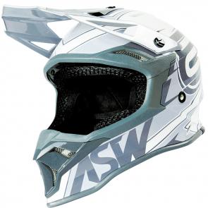 Capacete ASW Fusion 2.0 Blade Branco/Cinza