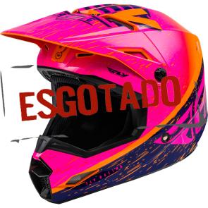 Capacete Fly Kinetic K120 Rosa