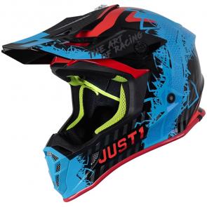 Capacete Just1 J38 Mask Azul/Vermelho