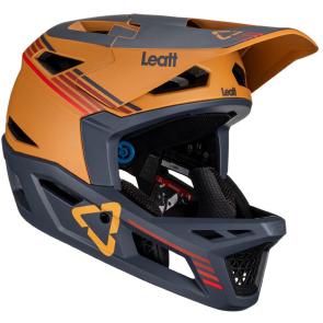 Capacete Leatt Gravity 4.0 2023 Cinza/Laranja