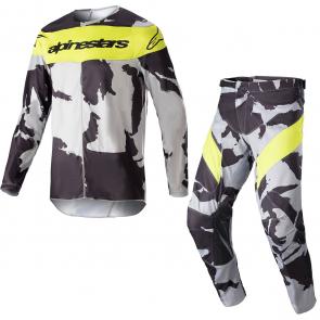 Kit Calça + Camisa Alpinestars Racer Tactical 2023 Amarelo