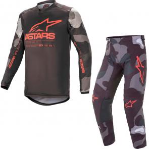 Kit Calça + Camisa Alpinestars Racer Tactical Vermelho