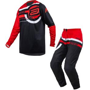 Kit Calça + Camisa ASW Image Target Preto/Vermelho