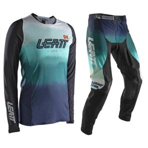 Kit Calça + Camisa Feminina Leatt 4.5 Lite Azul 2025