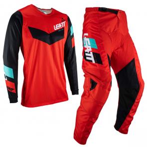 Kit Calça + Camisa Leatt 3.5 Ride Vermelho/Preto