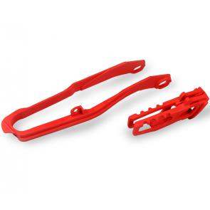 Kit Guia de Corrente + Balança UFO CRF 450 19/20 + CRF 450RX 19/20