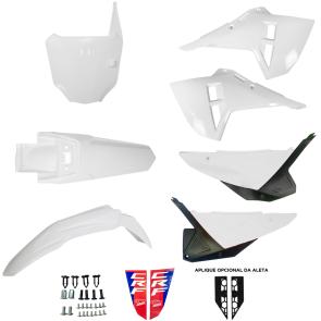 Kit Plástico AMX CRF 230F F25 C/ Number Branco