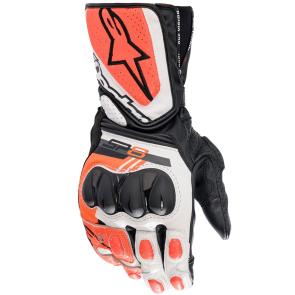 Luva Alpinestars SP-8 V3 Branco/Vermelho