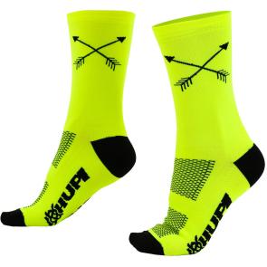 Meia Hupi Flecha Amarelo Neon