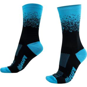 Meia Hupi Splash Preto/Azul