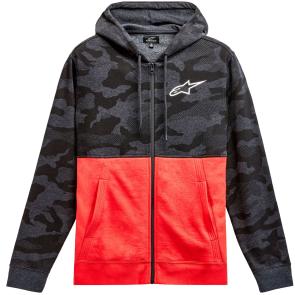 Moletom Alpinestars Camo Block Cinza/Vermelho