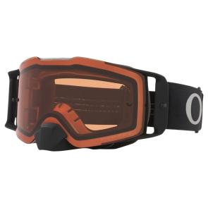 Óculos Oakley Front Line Tira Tuff Blocks Black Gunmetal Lente Prizm Mx Bronze