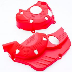 Protetor Tampas Laterais do Motor AMX CRF 250F Vermelho