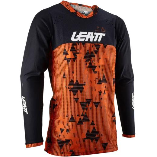 Camisa Leatt 4.5 Enduro 2023 Preto/Laranja