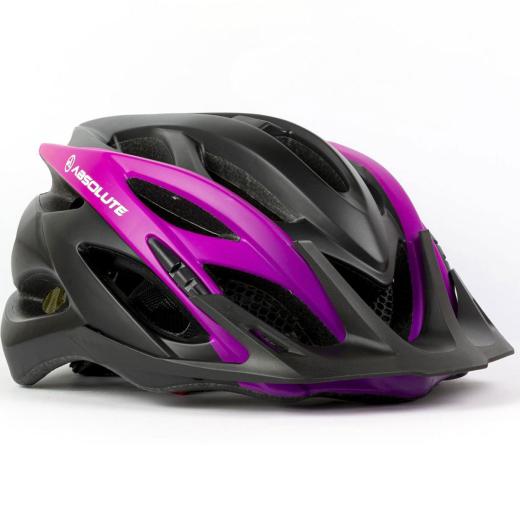 Capacete Feminino Absolute Luna Preto/Roxo