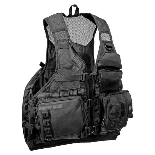 Colete Ogio Flight Vest Com Bolsa de Hidratação - Stealth