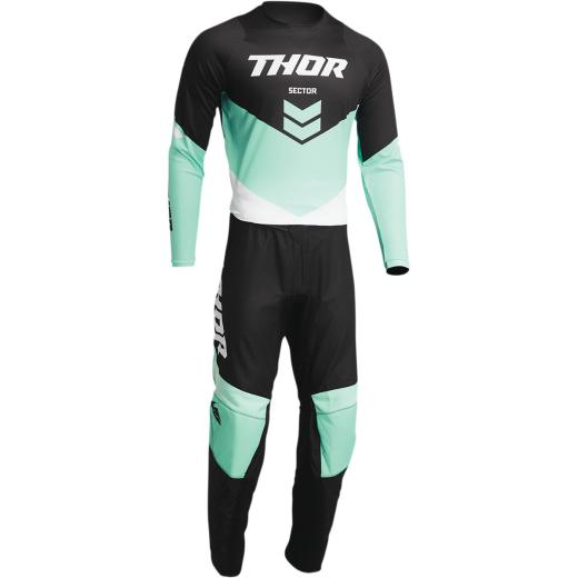 Kit Calça + Camisa Thor Sector Chev Preto/Verde