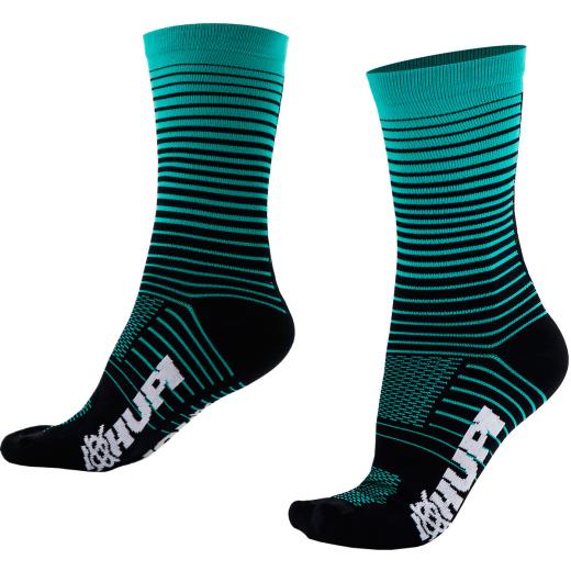 Meia Hupi Hyperline Preto/Verde