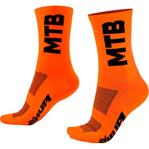 Meia Hupi MTB 2 Laranja